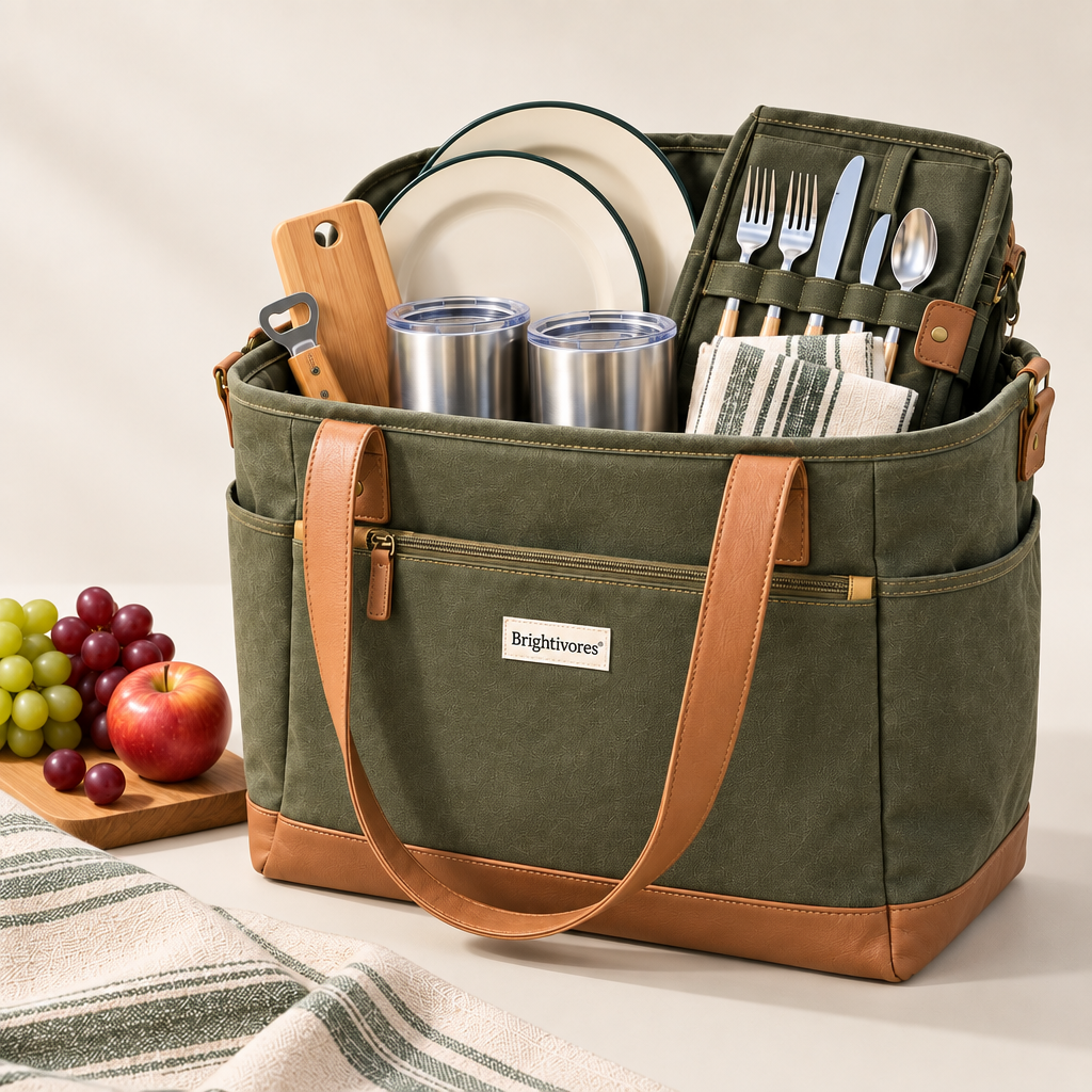 Brightivores™ Meadow Canvas Tote