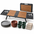 Brightivores™ RidgeTable Folding Dining System for Four