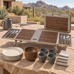 Brightivores™ RidgeTable Folding Dining System for Four