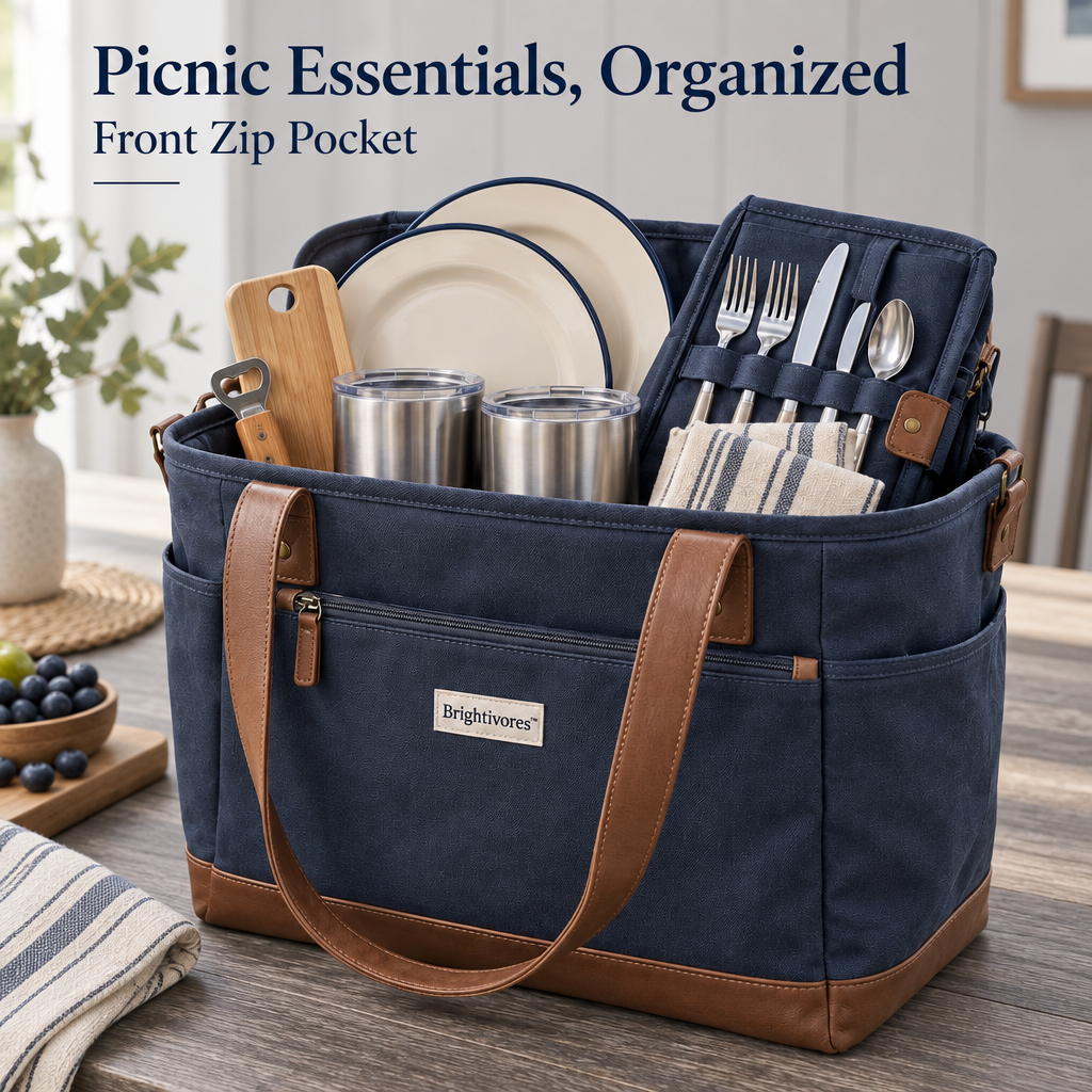Brightivores™ Meadow Canvas Tote