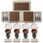Brightivores™ RidgeTable Folding Dining System for Four