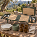 Brightivores™ RidgeTable Folding Dining System for Four