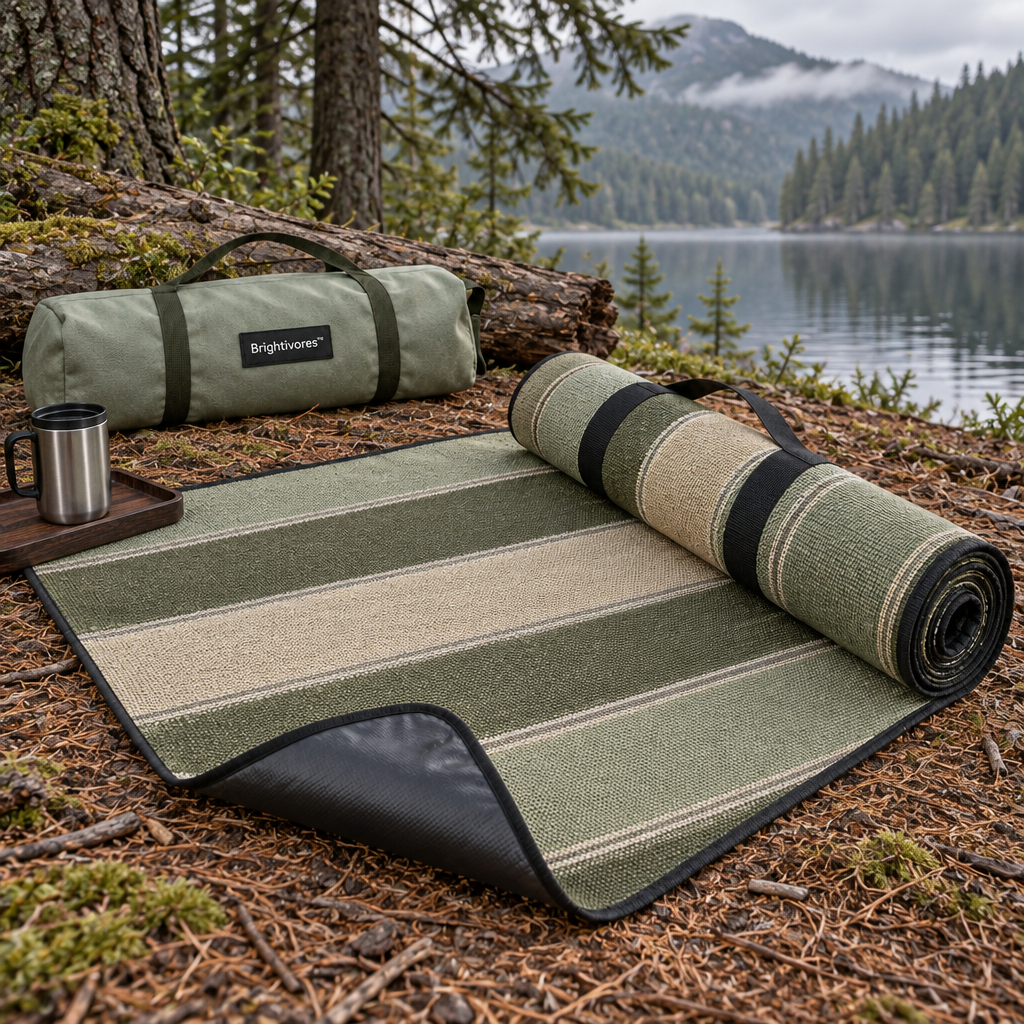 Brightivores™ Canyon Stripe Roll-Up Picnic Mat
