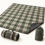 Brightivores™ Verdant Plaid Reversible Picnic Blanket