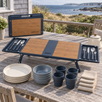 Brightivores™ RidgeTable Folding Dining System for Four