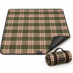 Brightivores™ Verdant Plaid Reversible Picnic Blanket