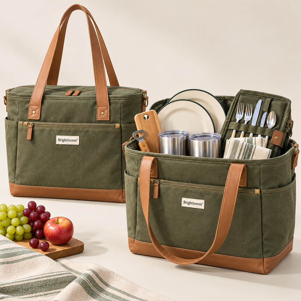 Brightivores™ Meadow Canvas Tote